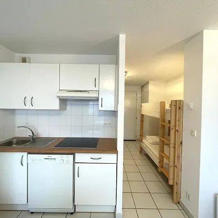 Confortable Avec Balcon Et Parking A Vieux-boucau - Fr-1-379-175 Апартаменты Вьё-Боко-ле-Бен